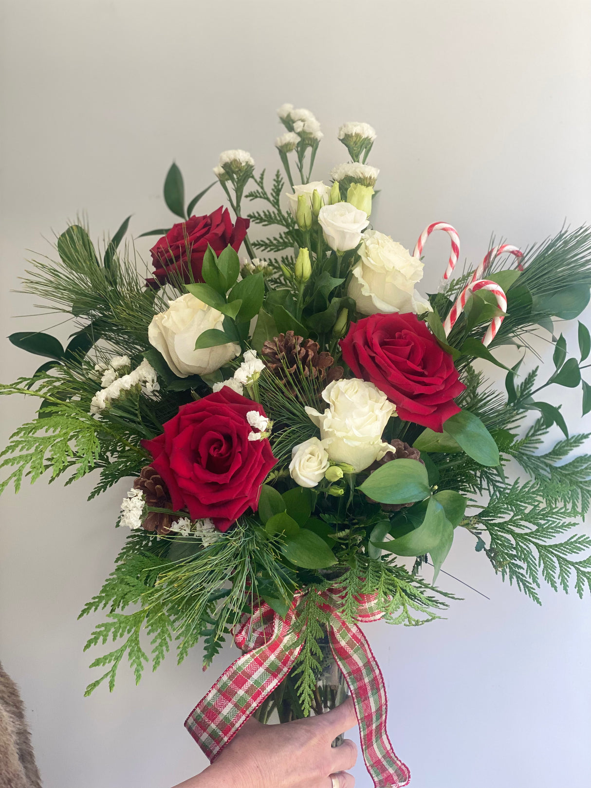 Vase- Cannes de bonbons