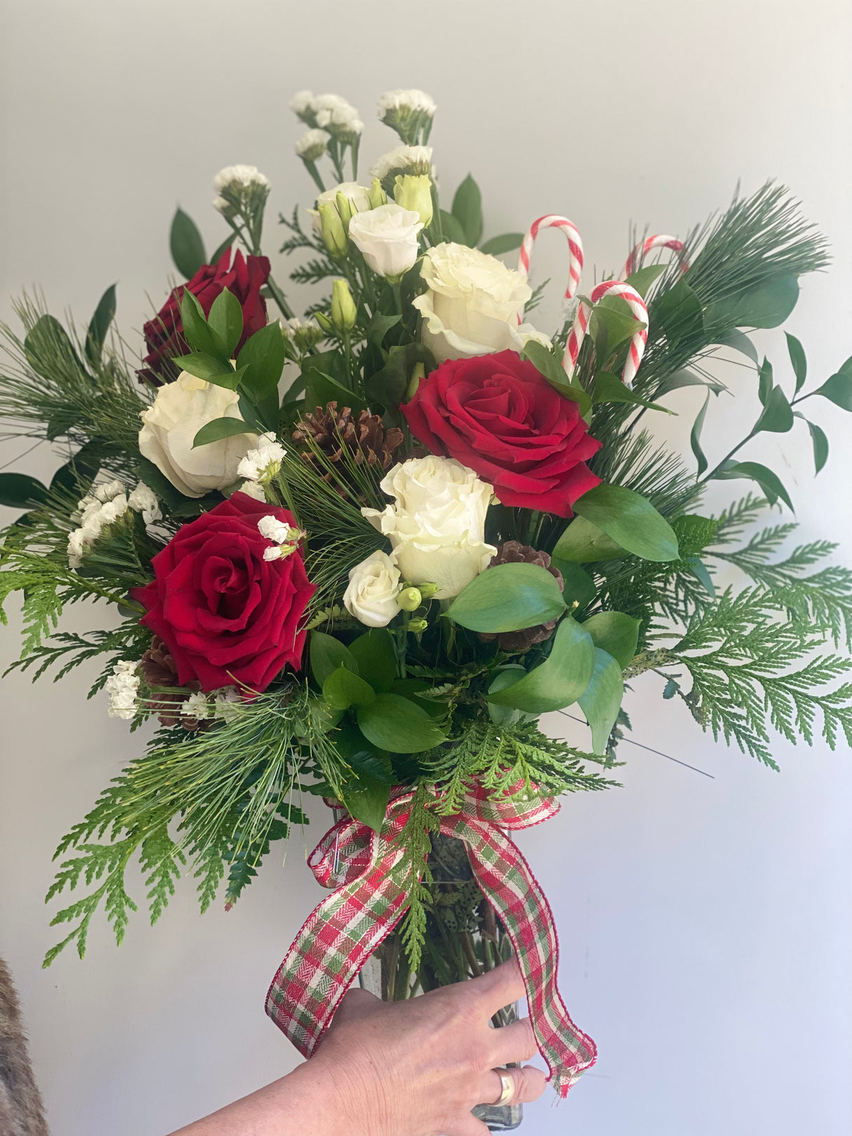 Vase- Cannes de bonbons