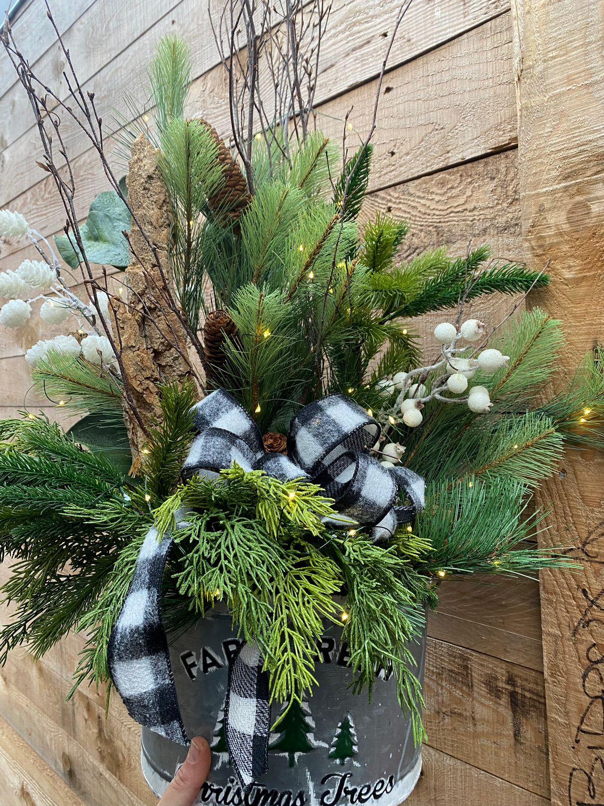 Arrangement de noęl artificiel Grand