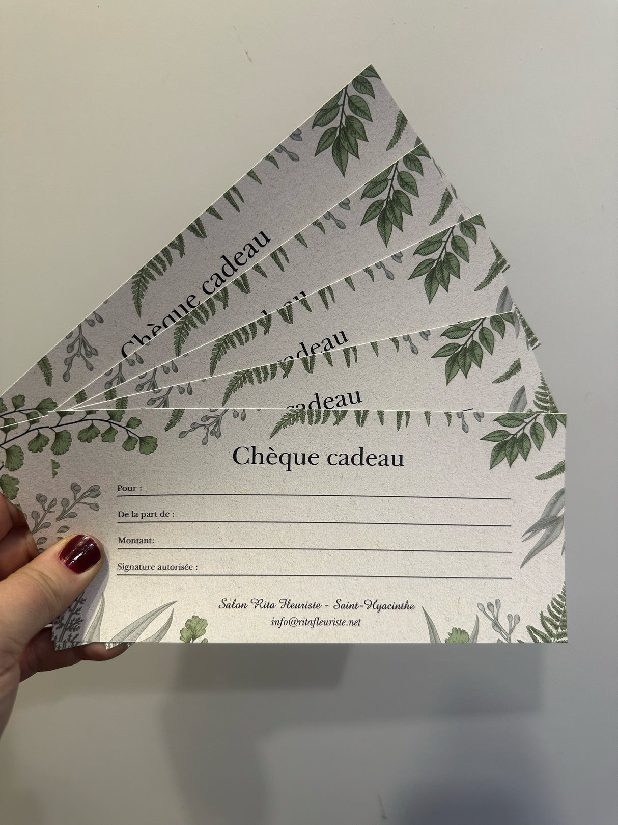Certificat-Cadeau Rita Fleuriste St-Hyacinthe