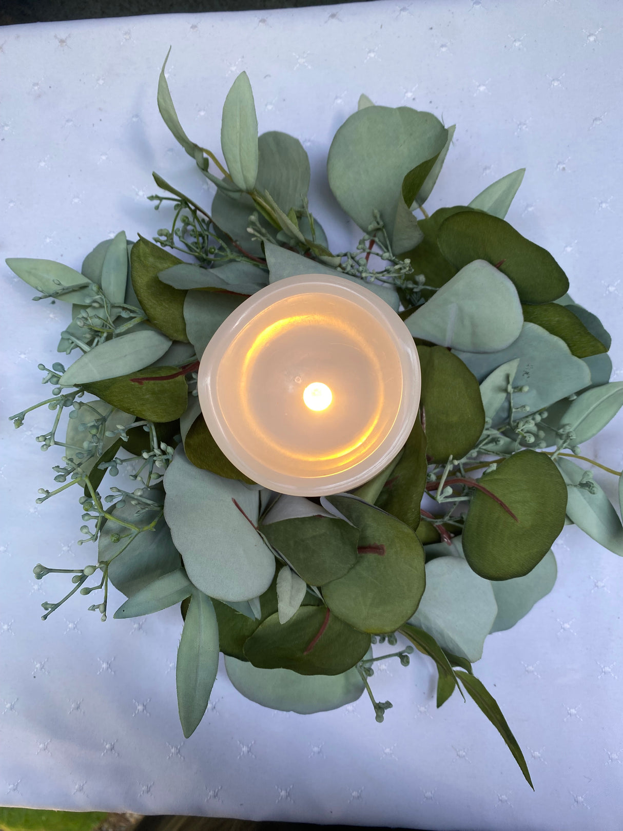 Location- Couronne eucalyptus