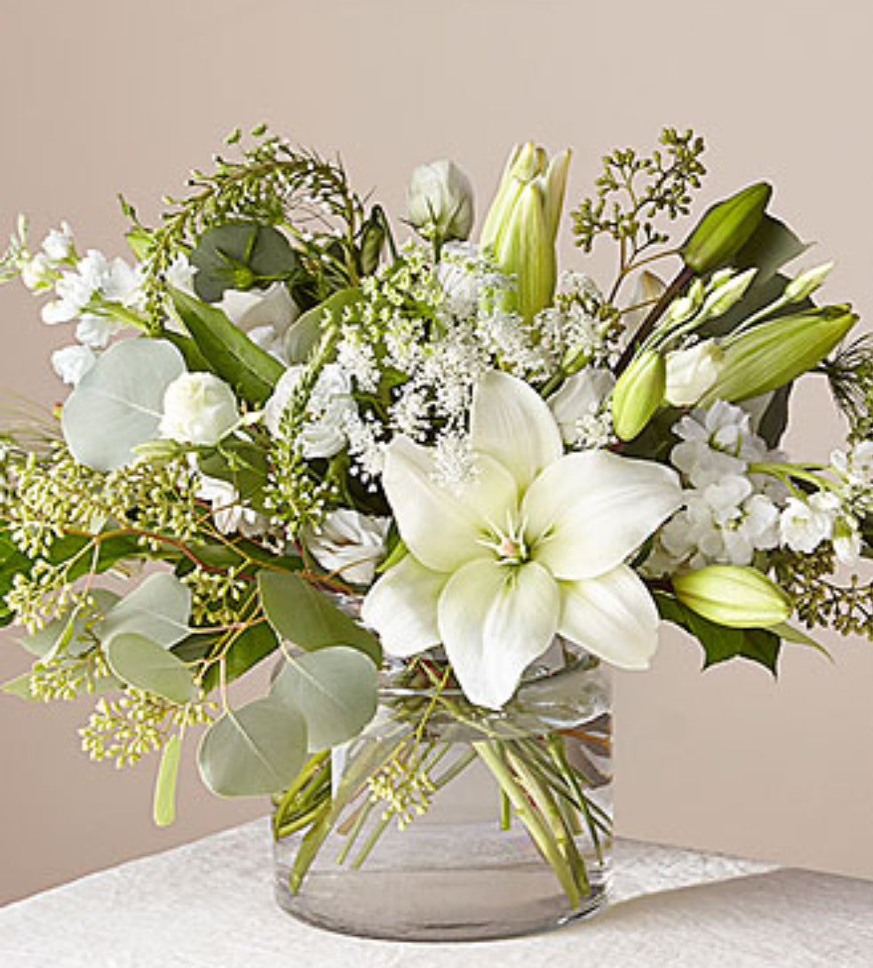 Vase - Nuage blanc