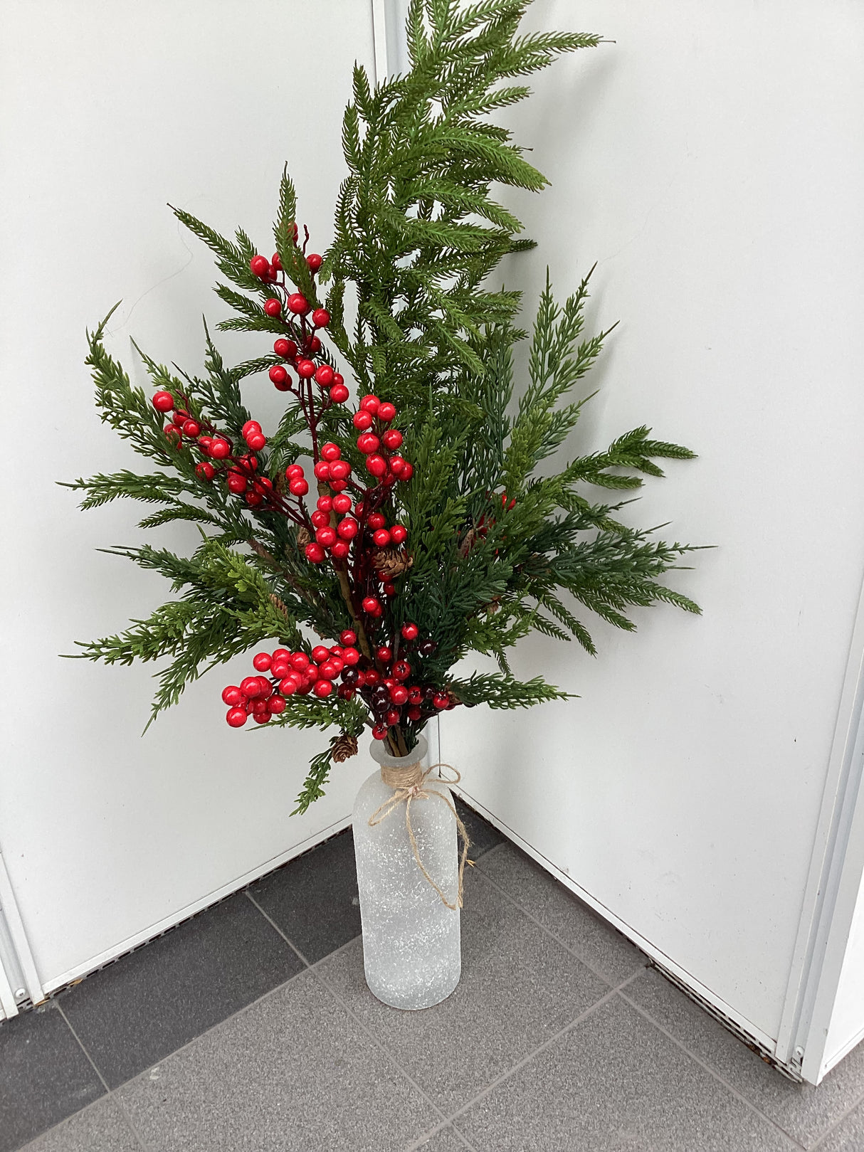 Vase - sapinage de noël artificiel