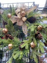 Couronne de noël artificielle