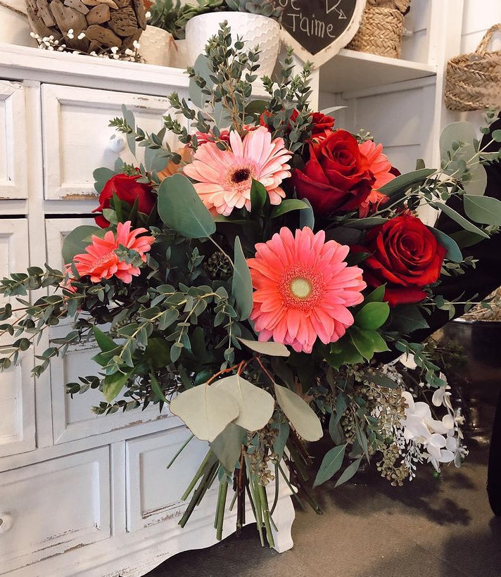 Bouquet - Roses & Gerberas